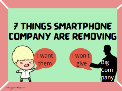 Things Smartphone Company are removing