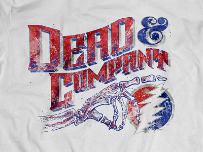 Dead & Company -Pointer apparel design deadcompany doublestruck designs illustration skeleton