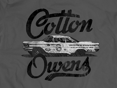 Cotton Owens cotton owens doublestruck designs illustration nascar classic stock car racing vintage