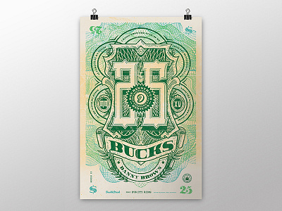 Danny Brown - 25 Bucks aiga always summer poster show doublestruck designs graphic design illustration