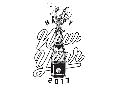 New Years 2017 2017 black and white doublestruck designs new year