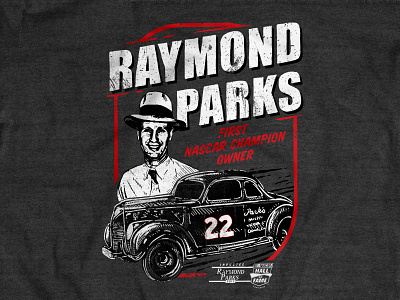 Raymond Parks doublestruck designs graphic design hall of fame merch nascar raymond parks stock car racing