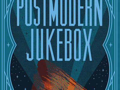 Postmodern Jukebox Gig Poster amphitheater gig graphic design music poster print red rocks