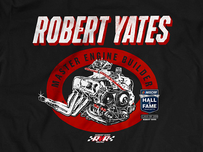 Robert Yates apparel double struck doublestruck designs graphic design merch nascar speed stock car racing vintage