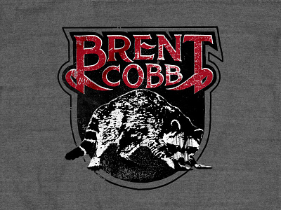 Brent Cobb brent cobb doublestruck designs merch music raccoon rock vintage warner