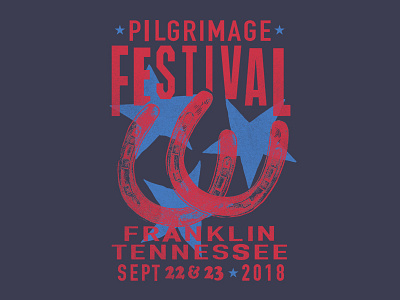 Pilgrimage Horseshoes apparel festival graphic design horseshoes merch music pilgrimage