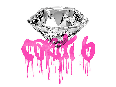 Cardi B Gem apparel diamond doublestruck designs graphicdesign merch music rap