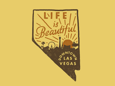 Life Is Beautiful apparel doublestruck designs graphic design illustration merch music