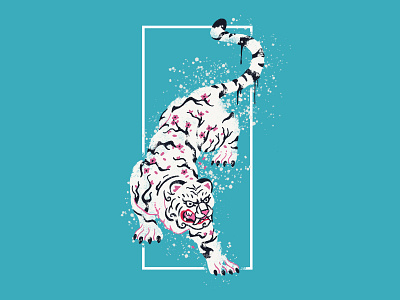 Cherry Blossom Tiger