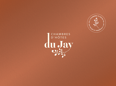 Branding - Chambres d'Hôtes du Jay branding design icon logo vector