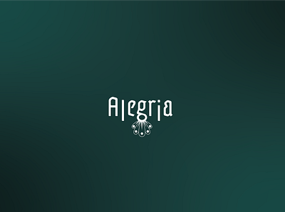 Branding - Alegria flower shop branding design logo vector