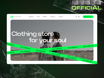 Clothing store (light theme) | Магазин одягу | Home page