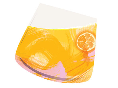 Updated - Kumquat Whiskey Sour alcohol citrus cocktail drink glass illustration kumquat lemon liqueur orange