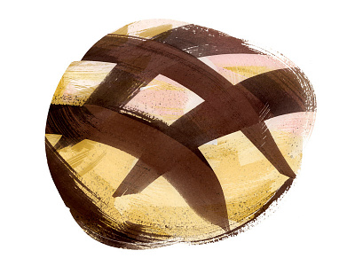 Spot Illos for Eater artisan bread editorial food food illustration illustation painterly wheat