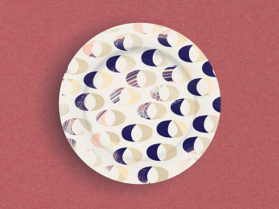 Surface Design Experiments 37/100 abstract dinnerware illustration pattern plate repeat surface design