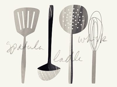 The 100 Day Project - 100 Days of Cookbook Spots cookbook food illustration illustration the100dayproject tools