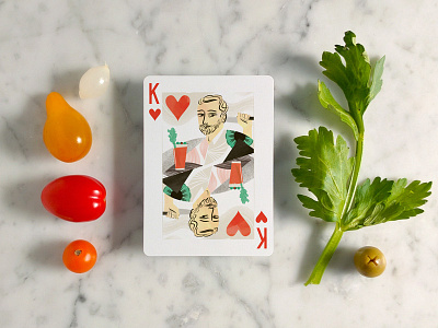 Brunch Time! cocktail food illustration illustration kickstarter pattern playing cards