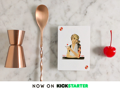 Cocktail Hour Playing Cards LIVE on Kickstarter