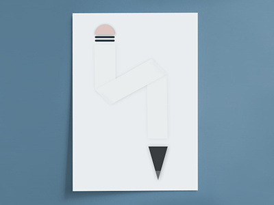 Poster study create design pencil poster