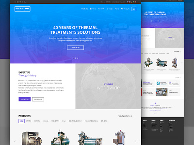 Industrial Homepage homepage industrial responsive