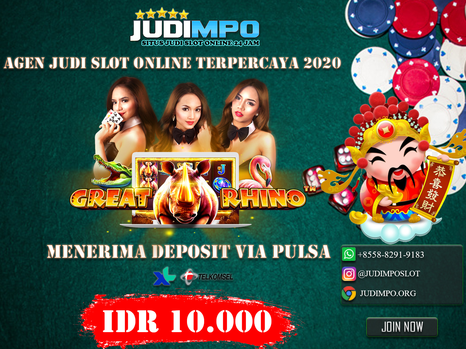 Deposit pulsa slot online