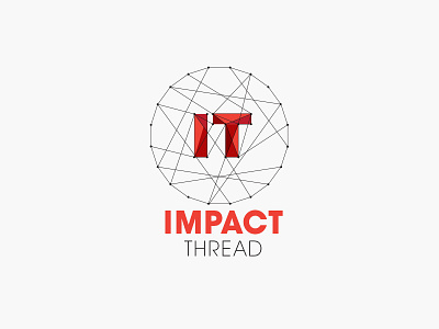 Impact Thread Alternate branding design logo