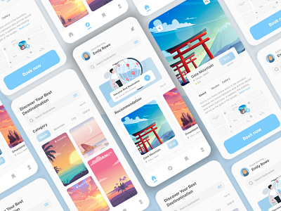 Travel App 🚀 by Muhammad Rizkar Kurniawan on Dribbble