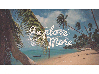 Explore More after beach curves effects frametouch summer sun typography vintage