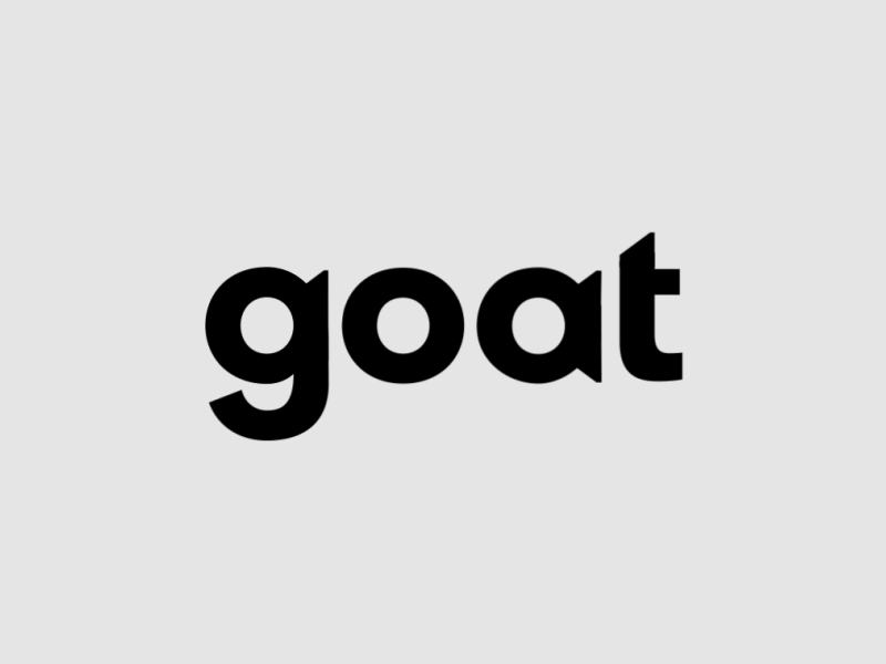 GOAT animation black design goat grey logo minimal motion simple