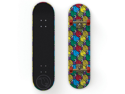 Pattern design - Skateboard pattern design skateboard