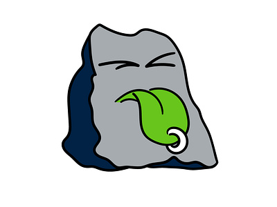 Silly Rock - Brand Logo logo rock tongue