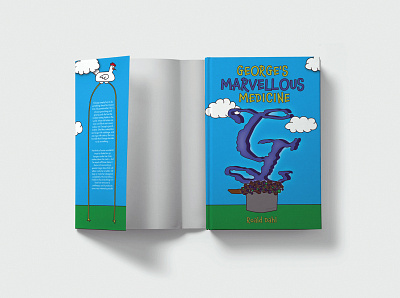 Childrens drop cap book cover design book cover illustration