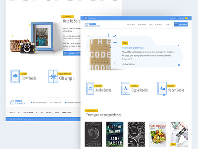 Online Bookstore bookstore illustration ui ui design web design