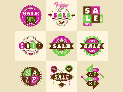 Sale Stickers adobe free retail sale sticker vector