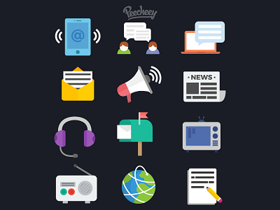 Communication Pack adobe cmmunication download free icons vector
