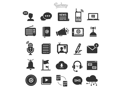 Communication Icons adobe black communication free icons peecheey vector