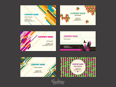 Business Cards adobe business cards credit free money set vector