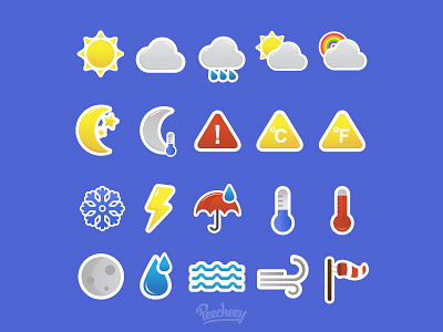 Weather Icons adobe cloud free icons moon sun vector weather