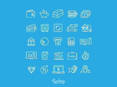 Banking Icons banking financial free vector icons vector