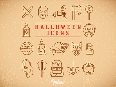 Halloween icons