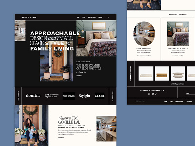 House of Lais Homepage Design