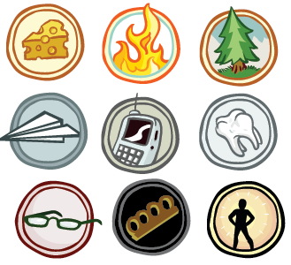 Colored Badges badges unmatchedstyle