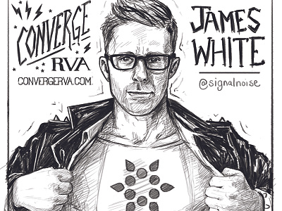 James White @ ConvergeRVA convergerva james white signalnoise sketch sketch face