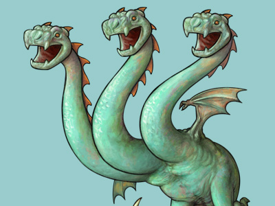 P3 Hydra dragon hydra mascot