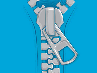 Zippper design illustration illustrator vector zipper