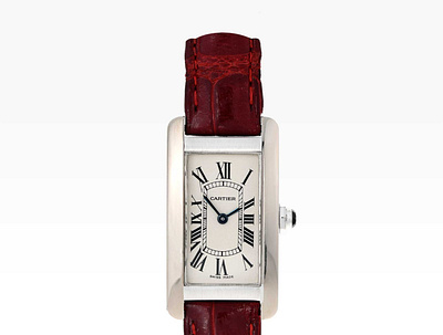 Tank Américaine Ref.2489 18k White Gold Quartz Lady's Watch authentic luxury watches online
