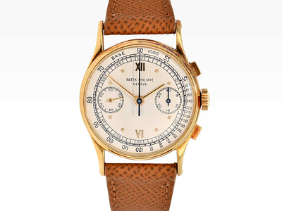 Patek Philippe 130 Pink Two Tone Dial Chronograph