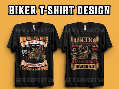 Biker T shirt design