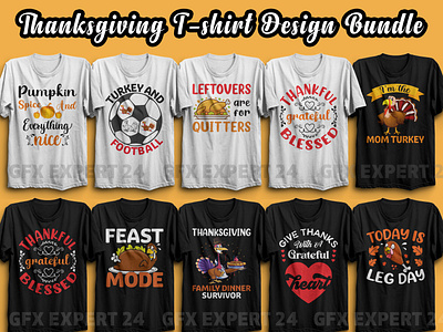 Thanksgiving t shirt design Bundle