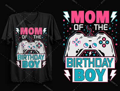 Mom of the Birthday boy T shirt design app birthday design free t shirt designs graphic design illustrator mom t shirt design 2021 t shirt design bundle t shirt mockup t shirts typography vector